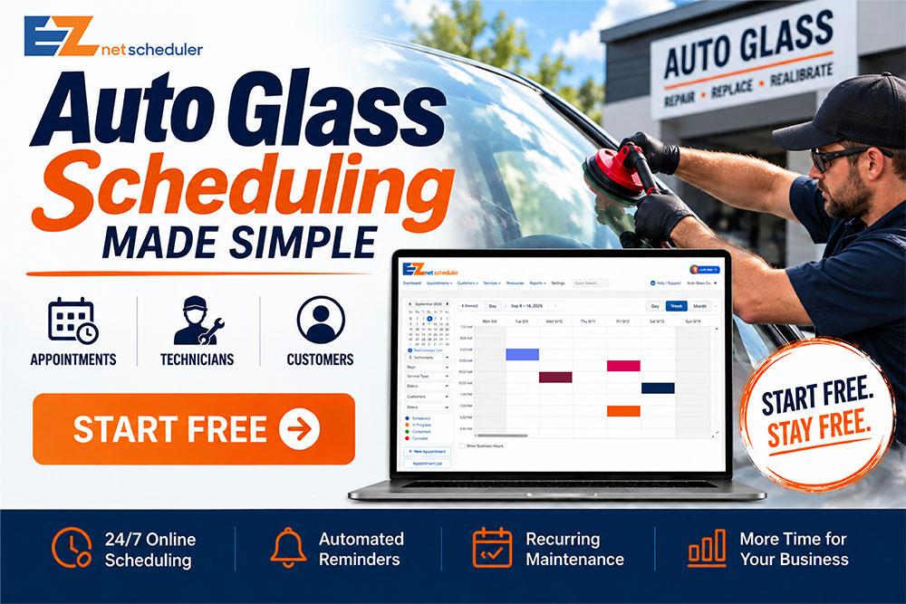 Auto Glass Scheduling Made Simple: How to Keep Your Shop, Technicians, and Customers Organized