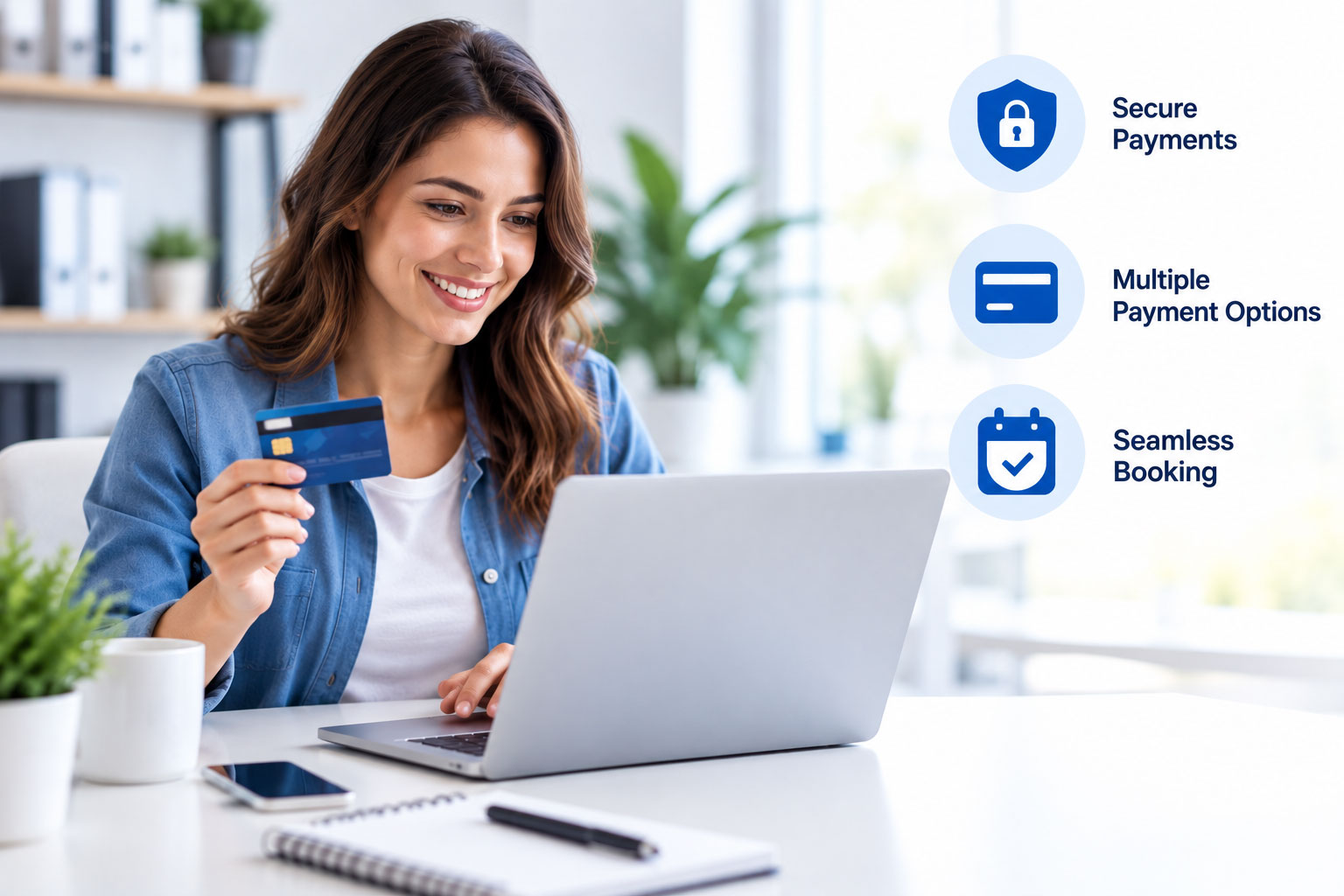 Secure online payments with EZnet Scheduler